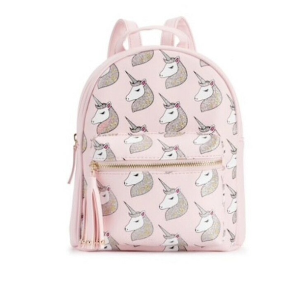 OMG Accessories Accessories Glitter Unicorn Mini Backpack Poshmark